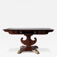 Baltic Neoclassical Partially Ebonized Mahogany Table - 3161183