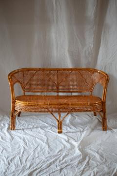 Bamboo Bench 1970s - 4662758