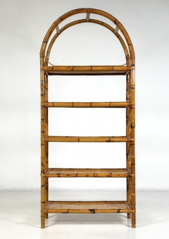 Bamboo Bookcase 1970s - 4310441