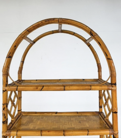 Bamboo Bookcase 1970s - 4310446