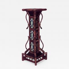 Bamboo English Victorian Large Square Pedestal - 668138