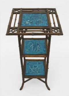 Bamboo English Victorian end table - 709830