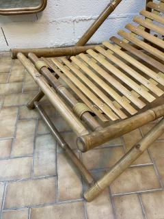 Bamboo Lounge Chair Italy 1980s - 2262647