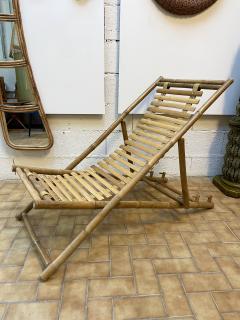 Bamboo Lounge Chair Italy 1980s - 2262648