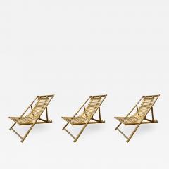 Bamboo Lounge Chair Italy 1980s - 2263827