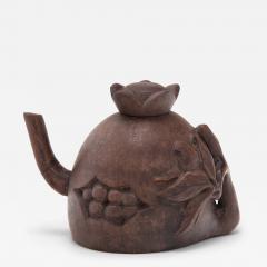 Bamboo Pomegranate Teapot - 4173811