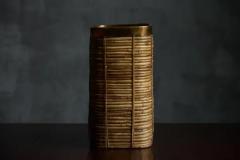 Bamboo and Brass Basket Italy 1970s - 3919304