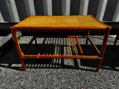 Bamboo and Rattan Boho Chic Style 2 Tier Coffee Table 2 available  - 4519017