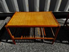 Bamboo and Rattan Boho Chic Style 2 Tier Coffee Table 2 available  - 4519042