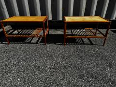 Bamboo and Rattan Boho Chic Style 2 Tier Coffee Table 2 available  - 4519047