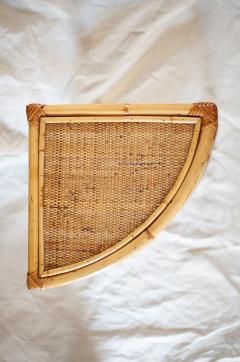 Bamboo and Rush Fabric tag re 1970s - 4698168