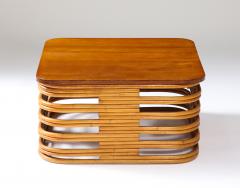 Bamboo and Teak Coffee Table - 4083612