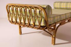 Bamboo and rattan daybed Italy 1960s - 4254128
