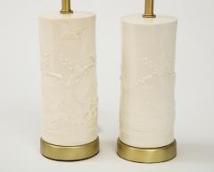 Banc de Chine Ivory Porcelain Lamps - 1173233