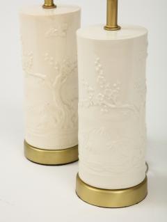 Banc de Chine Ivory Porcelain Lamps - 1173235