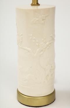 Banc de Chine Ivory Porcelain Lamps - 1173236