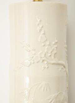 Banc de Chine Ivory Porcelain Lamps - 1173241
