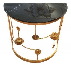 Banci Pair of Gilded Demilune Consoles by Banci - 265539