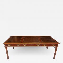 Banded Chippendale Regency Sligh Furniture Writing Desk - 2575070