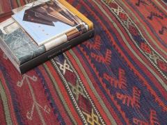 Banded Kilim Wide Runner DK 98 82 - 2495618