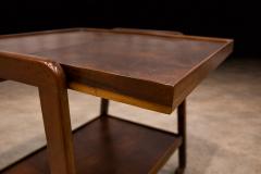 Bar Cart in Imbuia wood Metal Ming Moveis 1950s - 4551170