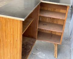 Bar and two bamboo stools France circa 1960 - 3454657