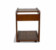 Bar cart in Hardwood Geraldo de Barros for Hobjeto 1970s Lot 506 - 4338174