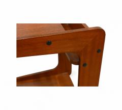 Bar cart in Hardwood Geraldo de Barros for Hobjeto 1970s Lot 506 - 4338175