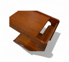 Bar cart in Hardwood Geraldo de Barros for Hobjeto 1970s Lot 506 - 4338176