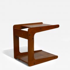 Bar cart in Hardwood Geraldo de Barros for Hobjeto 1970s Lot 506 - 4338211
