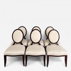 Barbara Barry Barbara Barry Baker Dining Chairs Newly Upholstered Set of 8 2 Arm 6 Side - 4574245