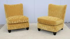 Barbara Barry Barbara Barry For Baker Slipper Chairs In Mohair Upholstery - 4303775