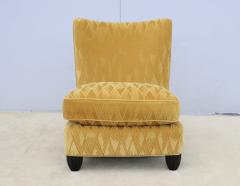 Barbara Barry Barbara Barry For Baker Slipper Chairs In Mohair Upholstery - 4303776
