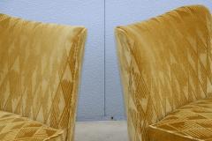 Barbara Barry Barbara Barry For Baker Slipper Chairs In Mohair Upholstery - 4303778