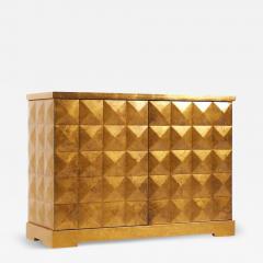 Barbara Barry Barbara Barry for Baker Gold Leaf Cabinet Credenza - 3688925