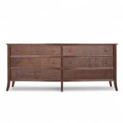 Barbara Barry Barbara Barry for McGuire Rattan Lowboy Dresser - 4342178