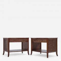 Barbara Barry Barbara Barry for McGuire Rattan Nightstands Pair - 4344372