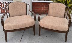 Barbara Barry Pair of Barbara Barry for McGuire Furniture Indoor Outdoor Lounge Chairs - 3662620