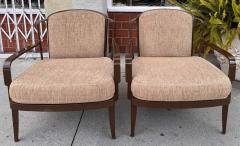 Barbara Barry Pair of Barbara Barry for McGuire Furniture Indoor Outdoor Lounge Chairs - 3662621