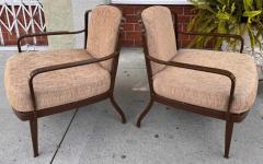 Barbara Barry Pair of Barbara Barry for McGuire Furniture Indoor Outdoor Lounge Chairs - 3662627