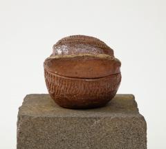Barbara Delfosse Barbara Delfosse French Incised Ceramic Bird Box c 1950 60 - 3027484