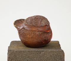 Barbara Delfosse Barbara Delfosse French Incised Ceramic Bird Box c 1950 60 - 3027486