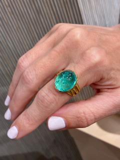 Barbara Heinrich Certified Paraiba Tourmaline Gold Ring Barbara Heinrich 2025 - 4711270