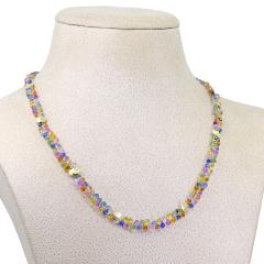 Barbara Heinrich Multicolored Sapphire Briolette Yellow Gold Necklace Barbara Heinrich 2024 - 4706442