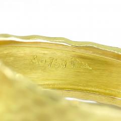 Barbara Heinrich White Diamond Yellow Gold Carved Glacier Ring Barbara Heinrich 2025 - 4711282