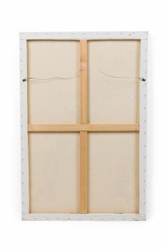 Barbara Kiskovski Abstract Mixed Media White Textural Painting on Canvas - 4514542