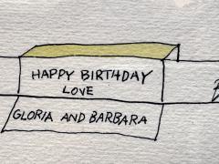 Barbara Nessim Happy Birthday Drawing Love Barbara Nessim and Gloria Steinem - 4270542