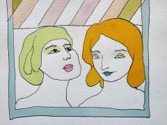 Barbara Nessim Happy Birthday Drawing Love Barbara Nessim and Gloria Steinem - 4270546