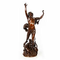 Barbedienne French Bronze Sculpture Sorrow of Orpheus by Raoul Verlet - 4821044