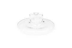 Barbini Italian Mid Century Four Leaf Clover Murano Glass Flower Vase - 4661828
